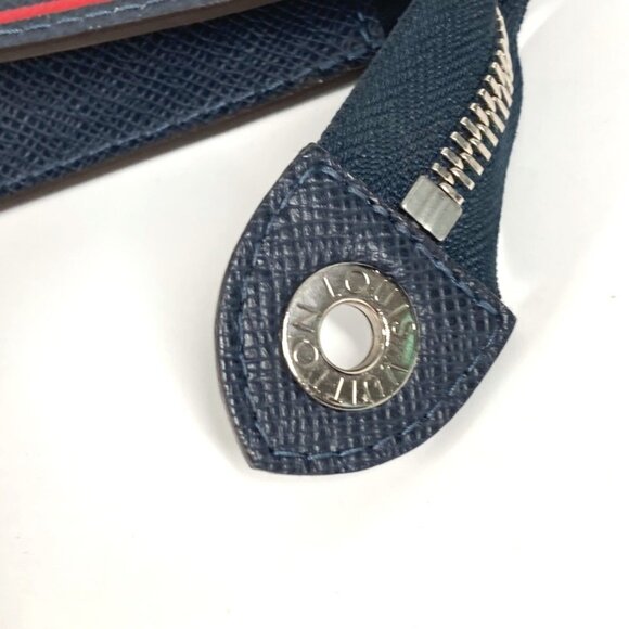 LOUIS VUITTON Red Leather Pouch - Picture 8 of 12